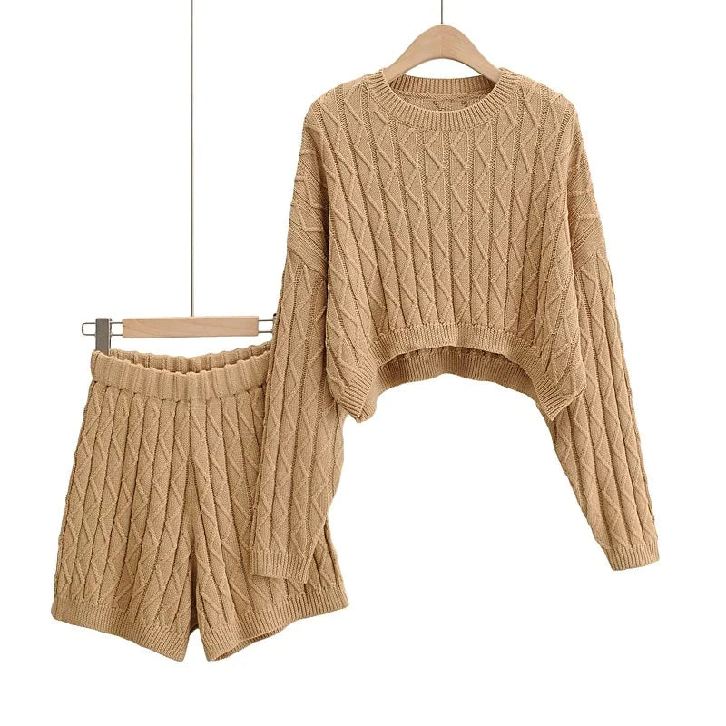 Cozy Knit Two-Piece Sweater Set